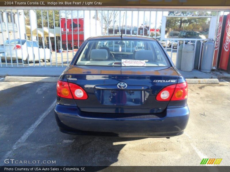 Indigo Ink Blue Pearl / Light Gray 2004 Toyota Corolla CE
