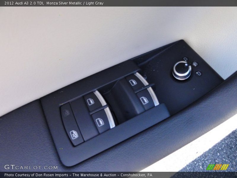 Monza Silver Metallic / Light Gray 2012 Audi A3 2.0 TDI
