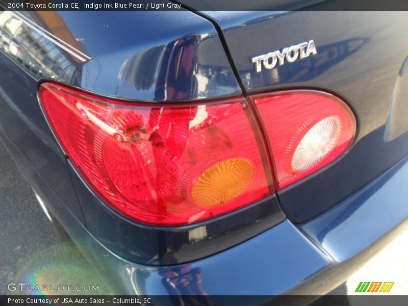 Indigo Ink Blue Pearl / Light Gray 2004 Toyota Corolla CE