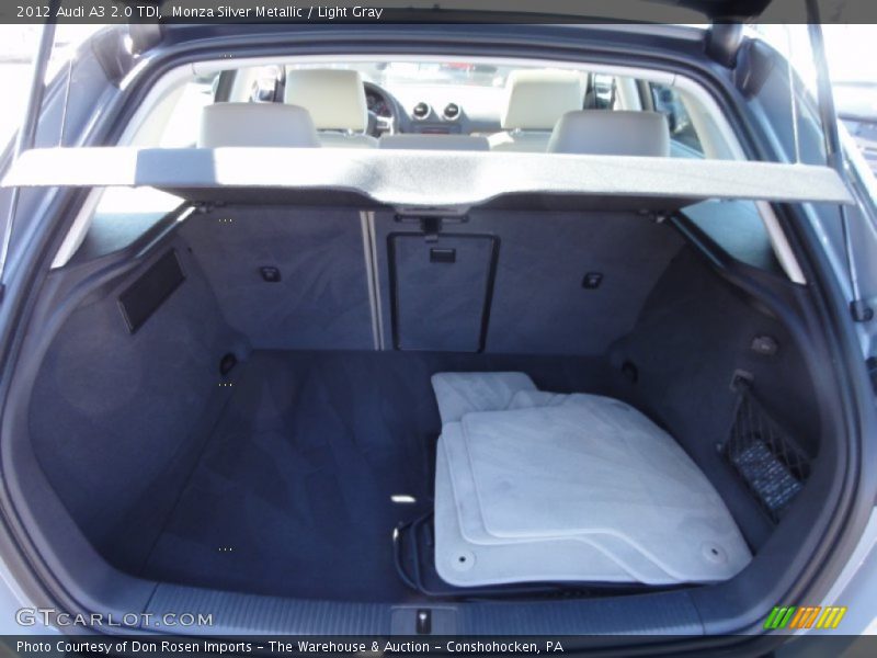 Monza Silver Metallic / Light Gray 2012 Audi A3 2.0 TDI