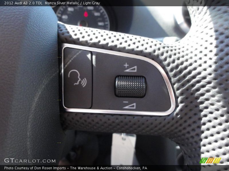 Monza Silver Metallic / Light Gray 2012 Audi A3 2.0 TDI