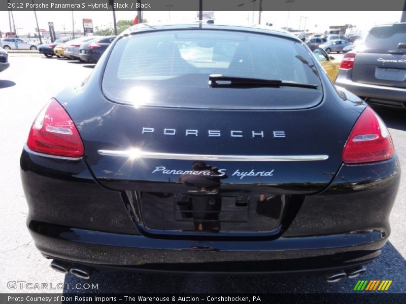 Black / Black 2012 Porsche Panamera S Hybrid