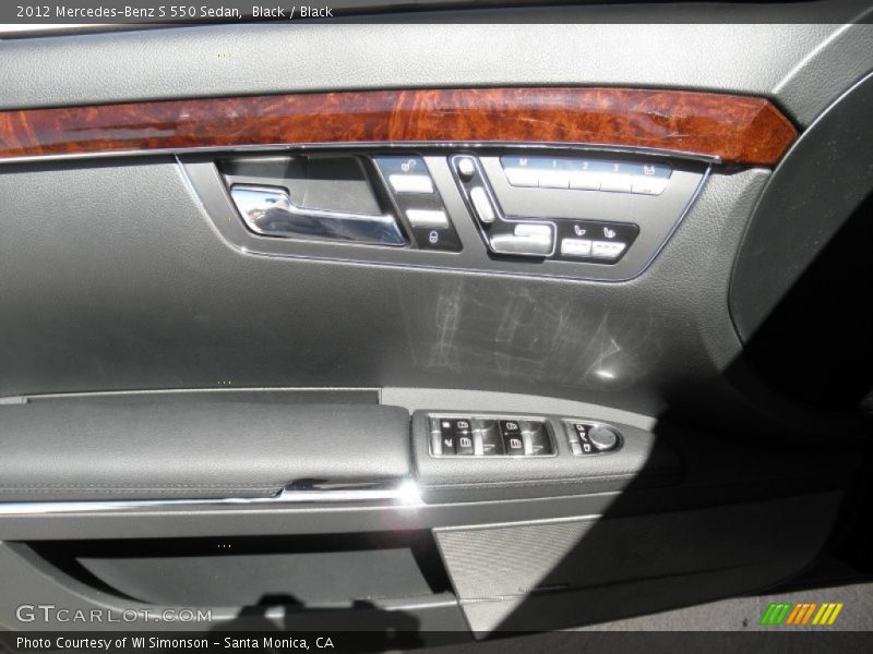 Black / Black 2012 Mercedes-Benz S 550 Sedan