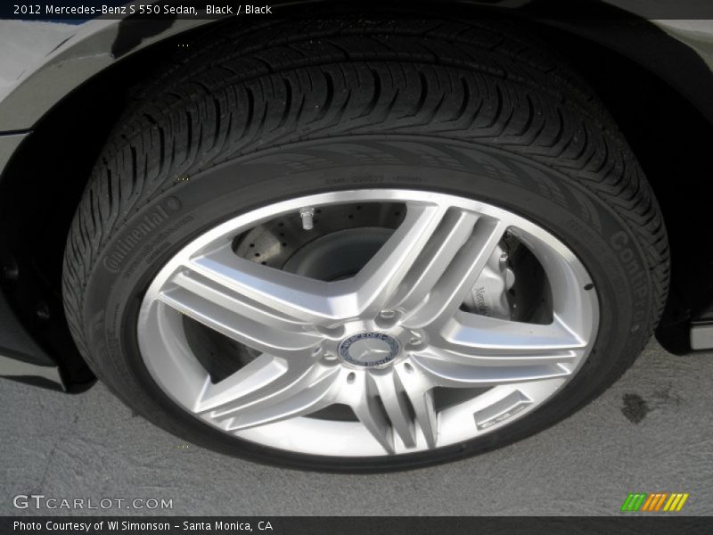 Black / Black 2012 Mercedes-Benz S 550 Sedan