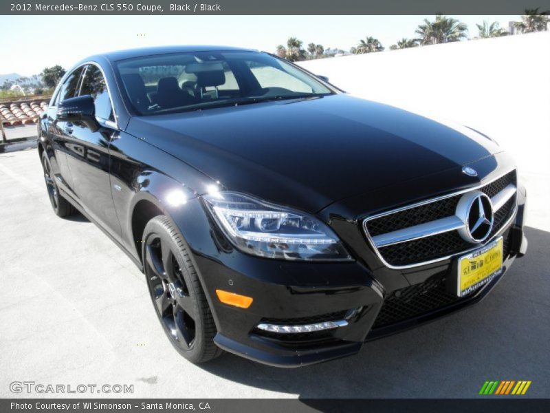 Black / Black 2012 Mercedes-Benz CLS 550 Coupe
