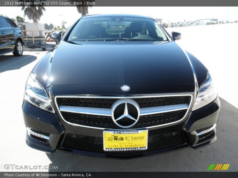 Black / Black 2012 Mercedes-Benz CLS 550 Coupe