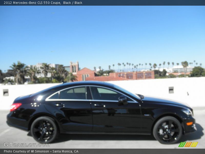 Black / Black 2012 Mercedes-Benz CLS 550 Coupe