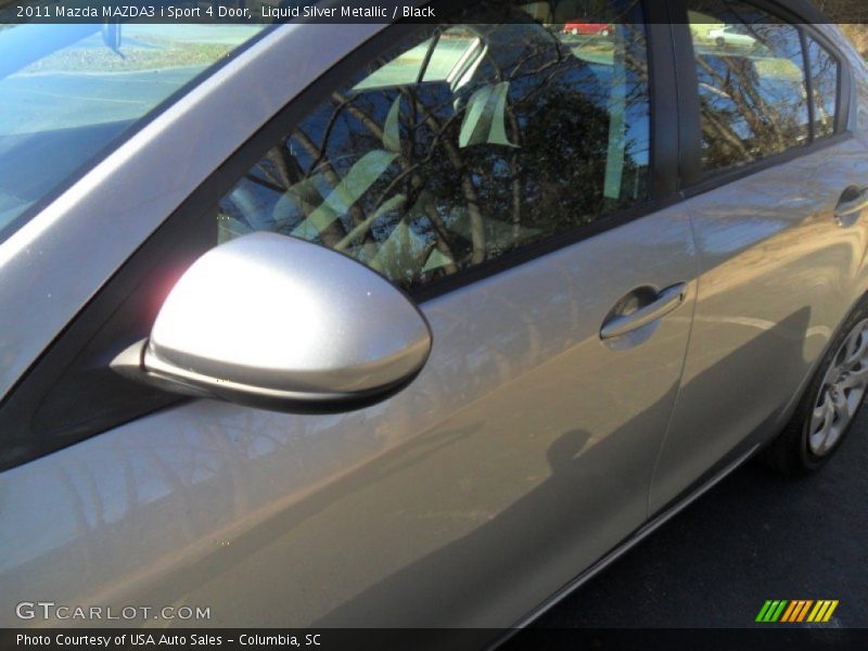 Liquid Silver Metallic / Black 2011 Mazda MAZDA3 i Sport 4 Door