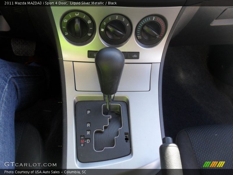 Liquid Silver Metallic / Black 2011 Mazda MAZDA3 i Sport 4 Door