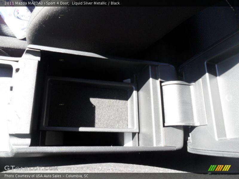 Liquid Silver Metallic / Black 2011 Mazda MAZDA3 i Sport 4 Door