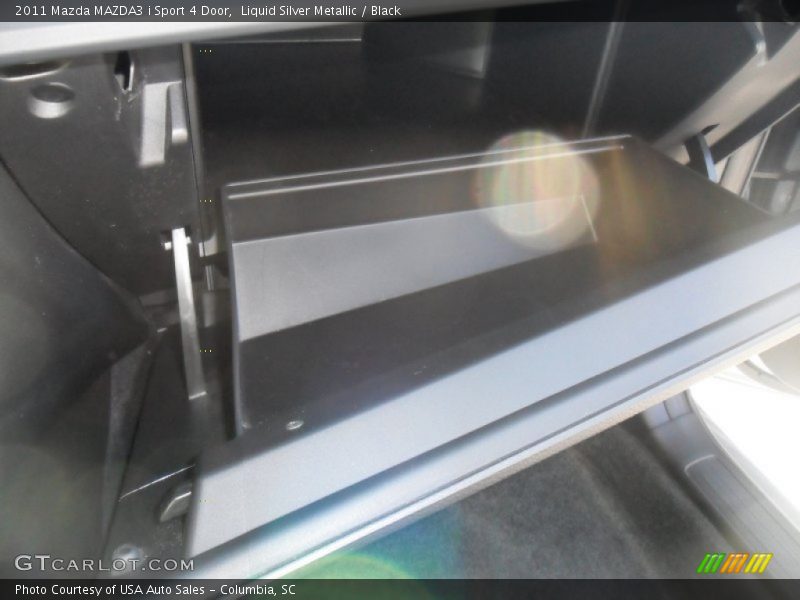 Liquid Silver Metallic / Black 2011 Mazda MAZDA3 i Sport 4 Door