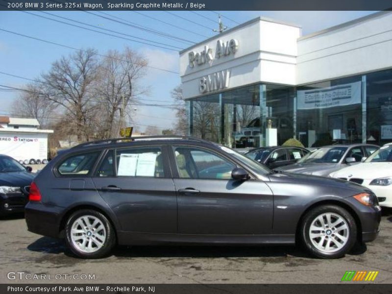 Sparkling Graphite Metallic / Beige 2006 BMW 3 Series 325xi Wagon