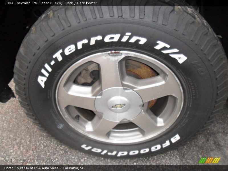 Black / Dark Pewter 2004 Chevrolet TrailBlazer LS 4x4