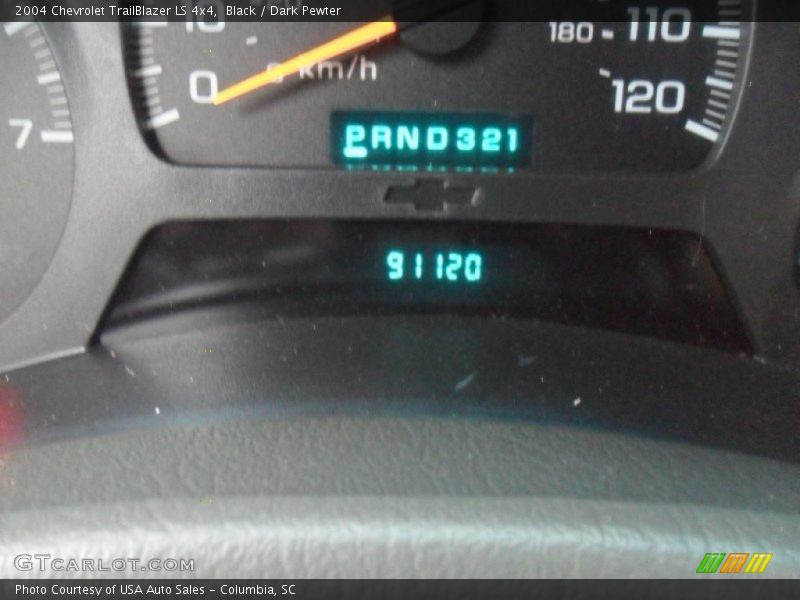 Black / Dark Pewter 2004 Chevrolet TrailBlazer LS 4x4