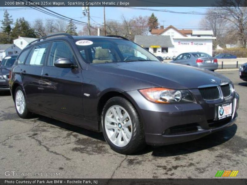 Sparkling Graphite Metallic / Beige 2006 BMW 3 Series 325xi Wagon