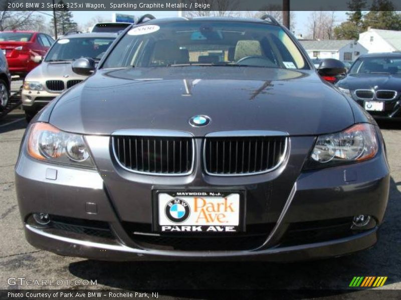 Sparkling Graphite Metallic / Beige 2006 BMW 3 Series 325xi Wagon