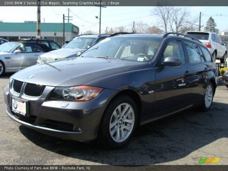 Sparkling Graphite Metallic / Beige 2006 BMW 3 Series 325xi Wagon