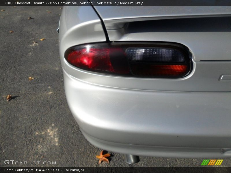 Sebring Silver Metallic / Medium Gray 2002 Chevrolet Camaro Z28 SS Convertible