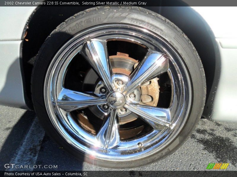 Custom Wheels of 2002 Camaro Z28 SS Convertible
