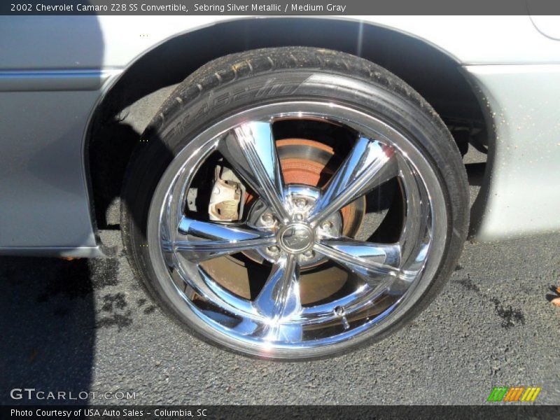 Custom Wheels of 2002 Camaro Z28 SS Convertible
