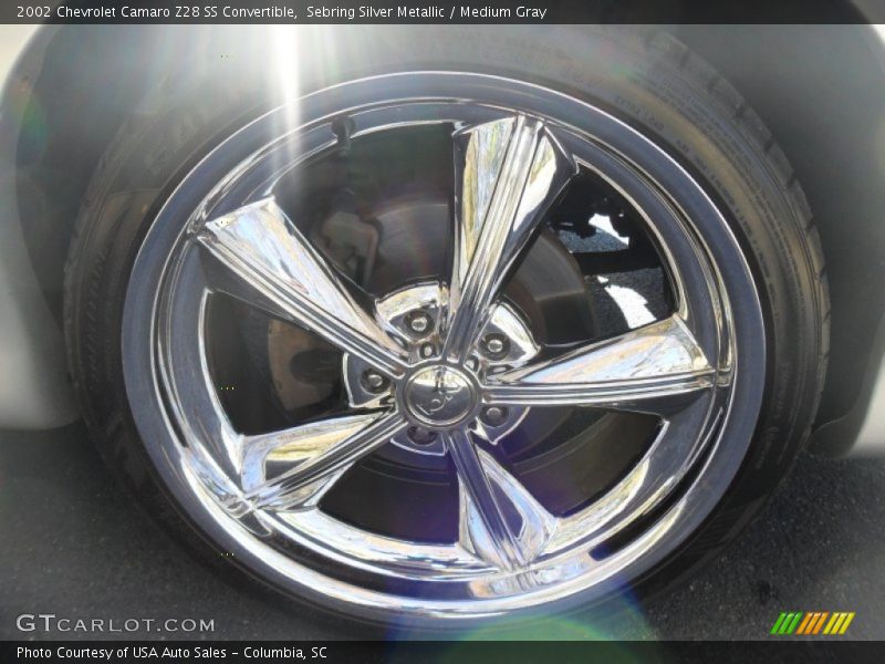 Sebring Silver Metallic / Medium Gray 2002 Chevrolet Camaro Z28 SS Convertible