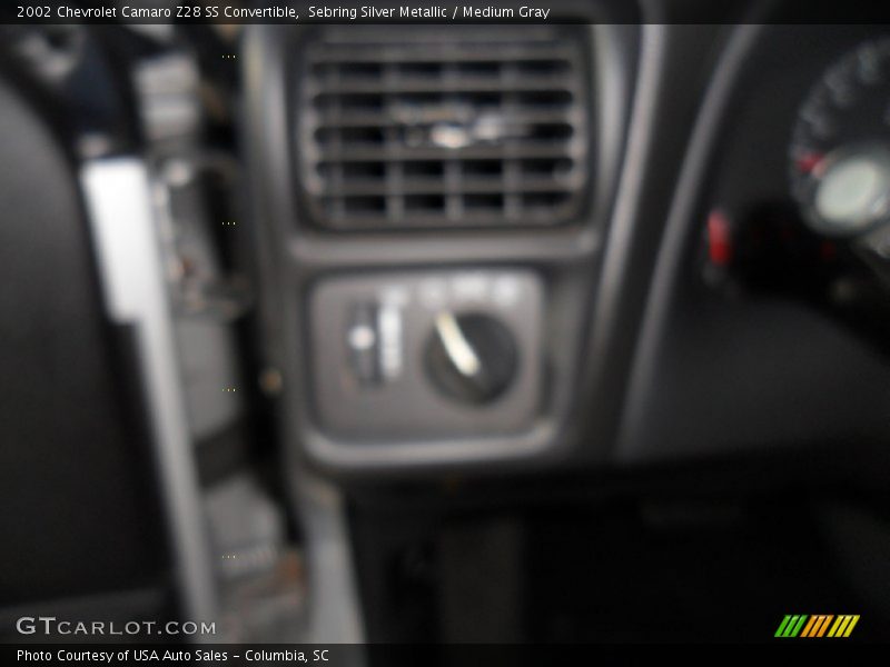 Sebring Silver Metallic / Medium Gray 2002 Chevrolet Camaro Z28 SS Convertible