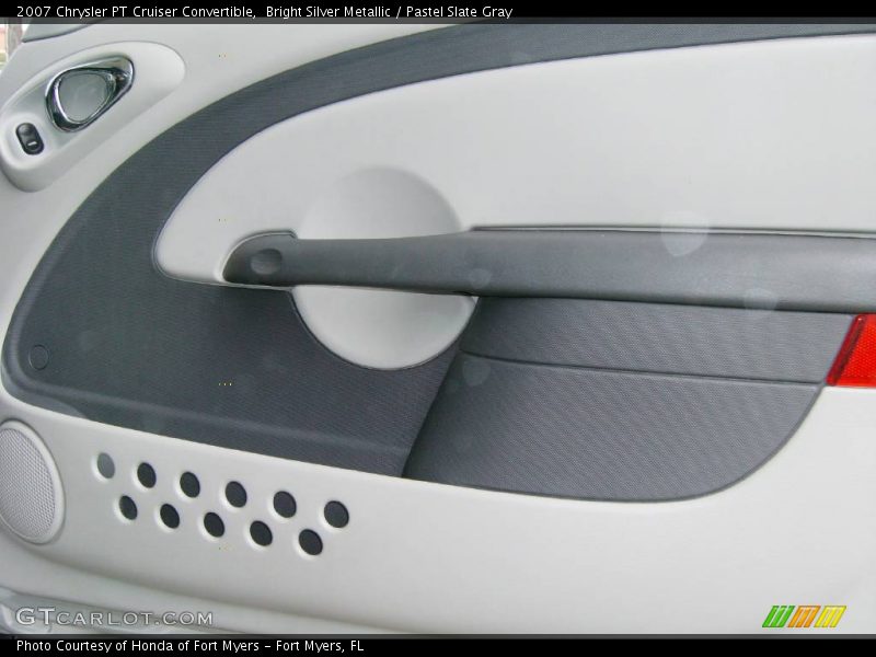 Bright Silver Metallic / Pastel Slate Gray 2007 Chrysler PT Cruiser Convertible