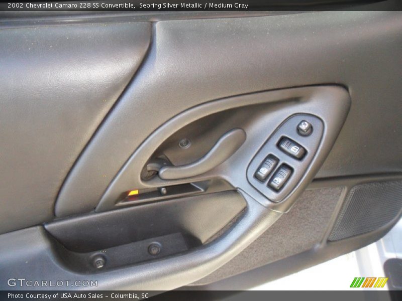 Sebring Silver Metallic / Medium Gray 2002 Chevrolet Camaro Z28 SS Convertible