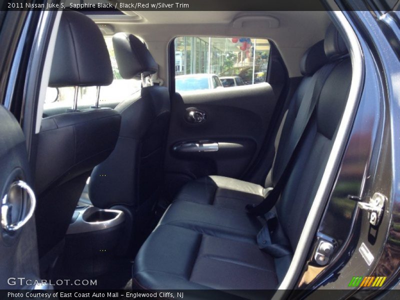 Sapphire Black / Black/Red w/Silver Trim 2011 Nissan Juke S