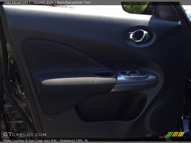 Sapphire Black / Black/Red w/Silver Trim 2011 Nissan Juke S