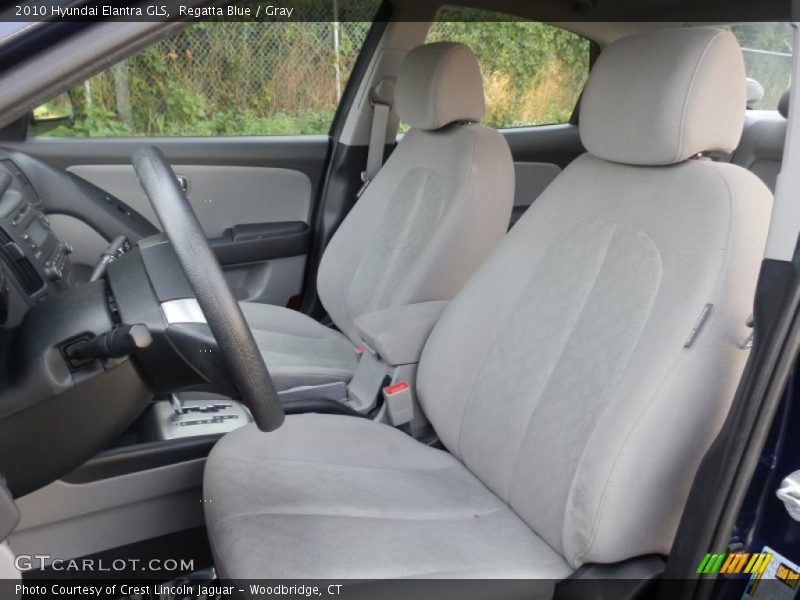Regatta Blue / Gray 2010 Hyundai Elantra GLS
