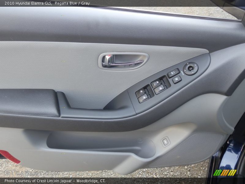 Regatta Blue / Gray 2010 Hyundai Elantra GLS