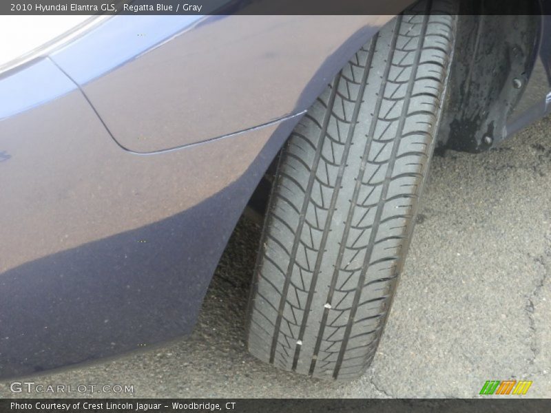 Regatta Blue / Gray 2010 Hyundai Elantra GLS