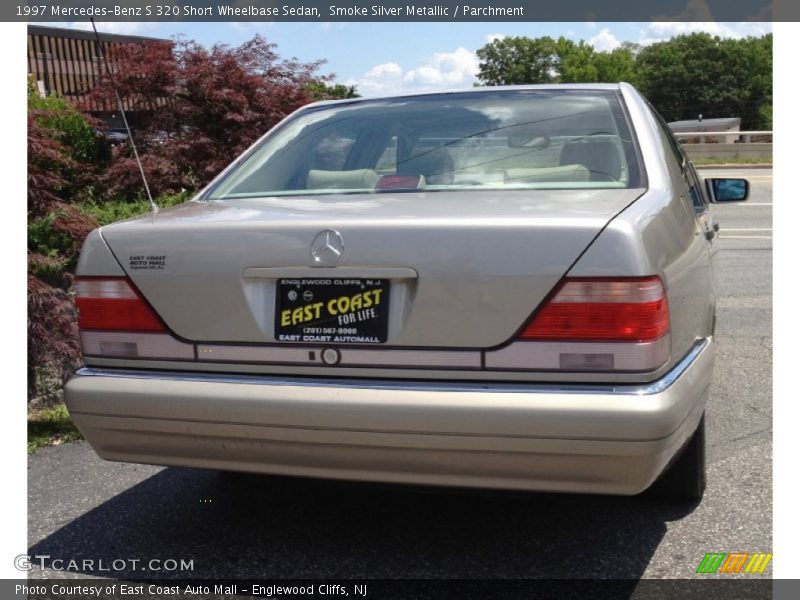 Smoke Silver Metallic / Parchment 1997 Mercedes-Benz S 320 Short Wheelbase Sedan