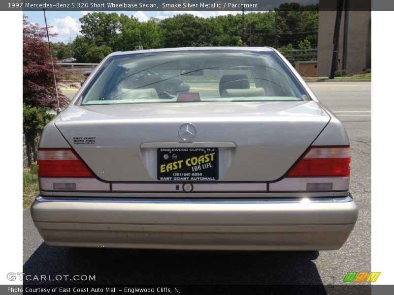 Smoke Silver Metallic / Parchment 1997 Mercedes-Benz S 320 Short Wheelbase Sedan