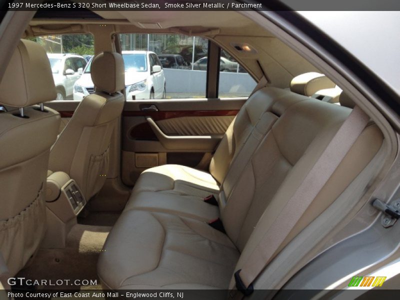 Smoke Silver Metallic / Parchment 1997 Mercedes-Benz S 320 Short Wheelbase Sedan