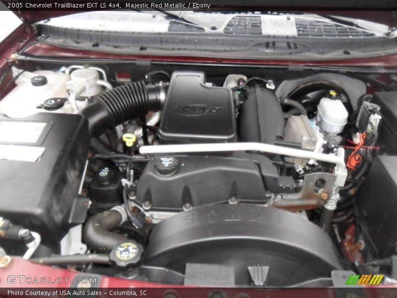 Majestic Red Metallic / Ebony 2005 Chevrolet TrailBlazer EXT LS 4x4