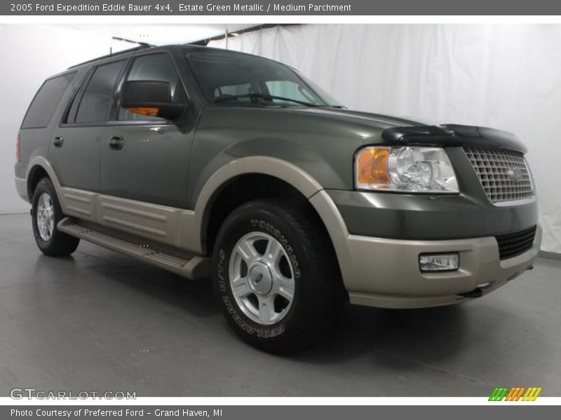 Estate Green Metallic / Medium Parchment 2005 Ford Expedition Eddie Bauer 4x4