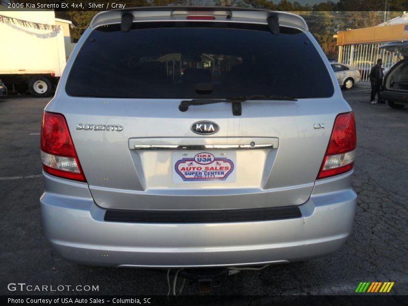 Silver / Gray 2006 Kia Sorento EX 4x4