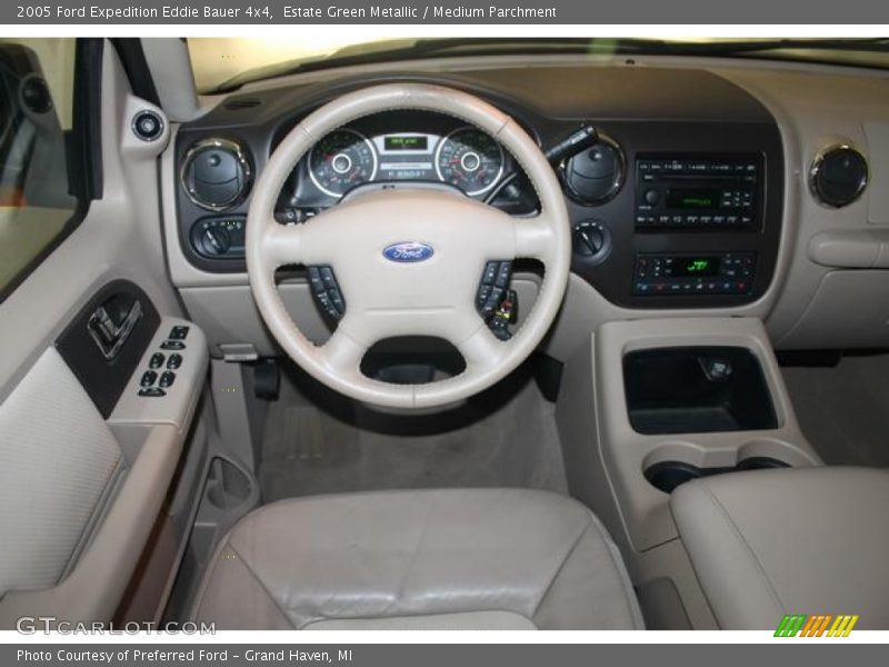 Estate Green Metallic / Medium Parchment 2005 Ford Expedition Eddie Bauer 4x4