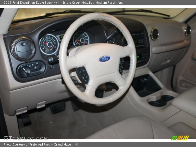 Estate Green Metallic / Medium Parchment 2005 Ford Expedition Eddie Bauer 4x4