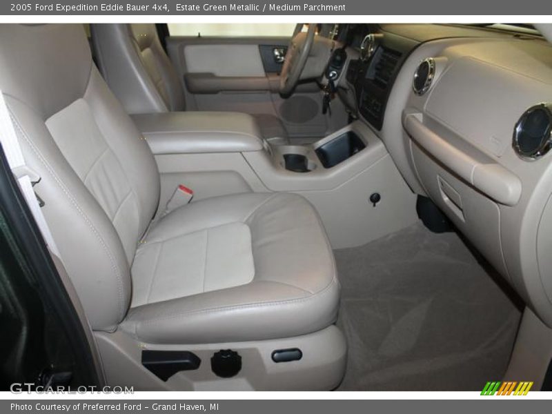 Estate Green Metallic / Medium Parchment 2005 Ford Expedition Eddie Bauer 4x4