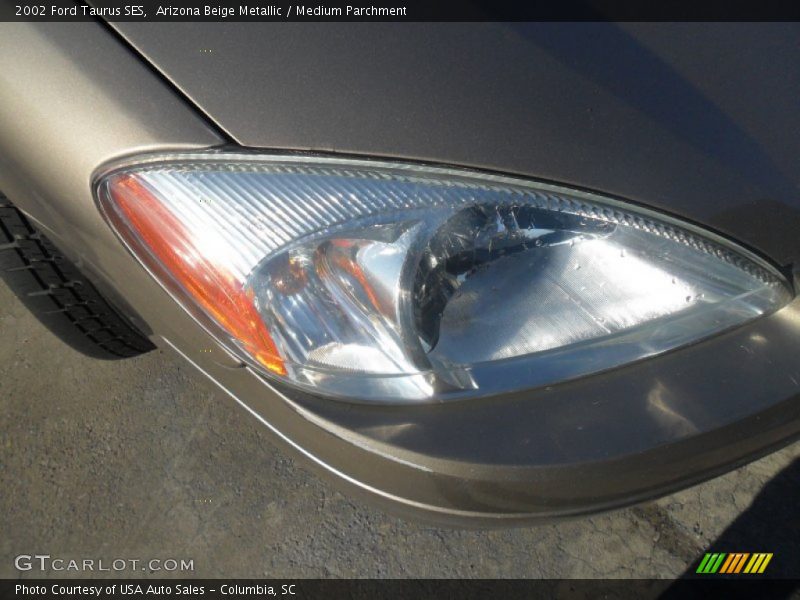 Arizona Beige Metallic / Medium Parchment 2002 Ford Taurus SES