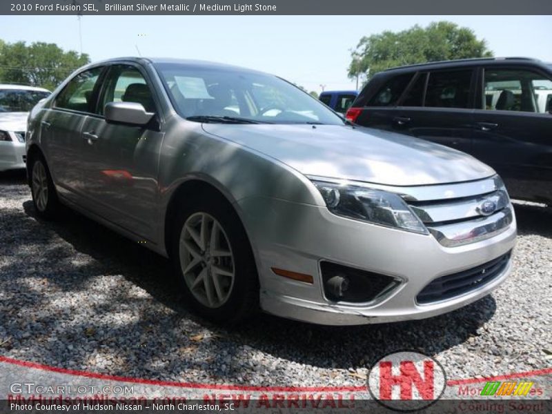 Brilliant Silver Metallic / Medium Light Stone 2010 Ford Fusion SEL