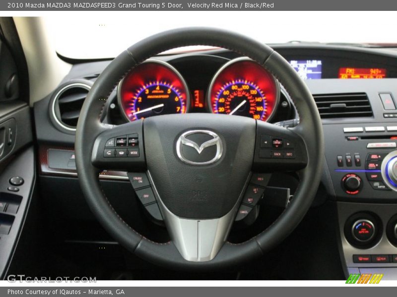 Velocity Red Mica / Black/Red 2010 Mazda MAZDA3 MAZDASPEED3 Grand Touring 5 Door