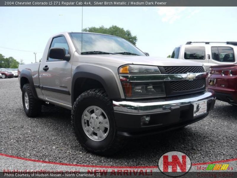 Silver Birch Metallic / Medium Dark Pewter 2004 Chevrolet Colorado LS Z71 Regular Cab 4x4