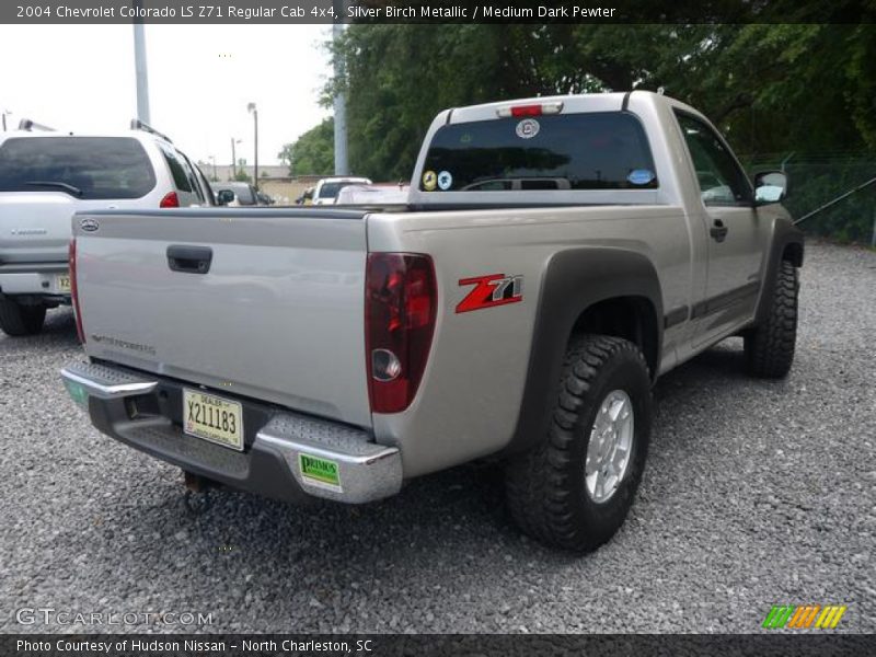 Silver Birch Metallic / Medium Dark Pewter 2004 Chevrolet Colorado LS Z71 Regular Cab 4x4