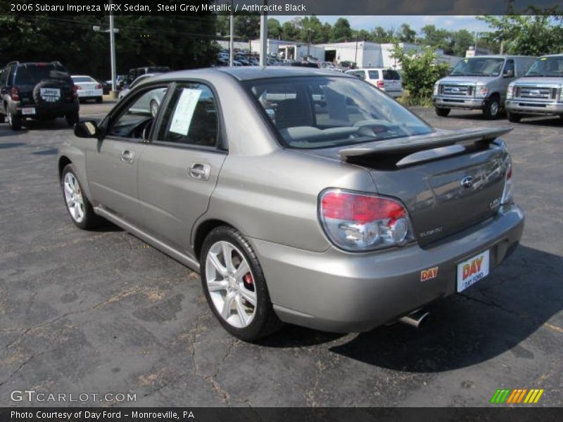 Steel Gray Metallic / Anthracite Black 2006 Subaru Impreza WRX Sedan
