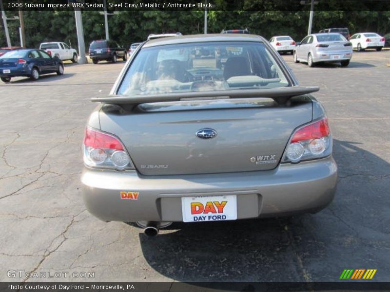 Steel Gray Metallic / Anthracite Black 2006 Subaru Impreza WRX Sedan