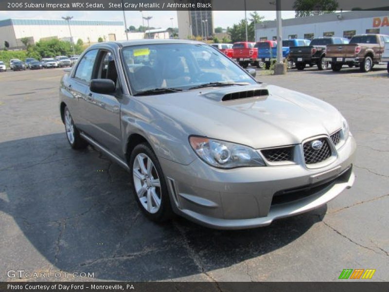 Steel Gray Metallic / Anthracite Black 2006 Subaru Impreza WRX Sedan